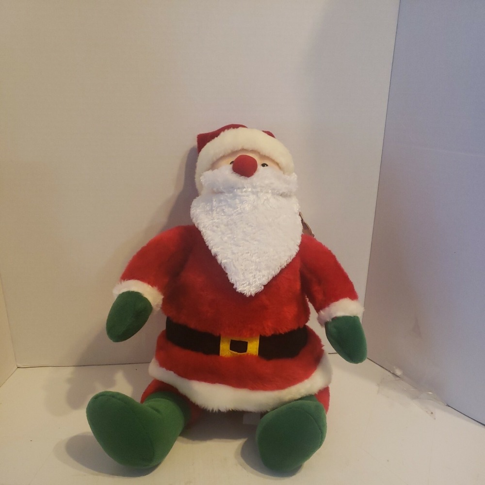 SANTA PLUSH Rare 2007 Beverly Hills Teddy‎ Bear Co. PLUSH SANTA WITH TAGS